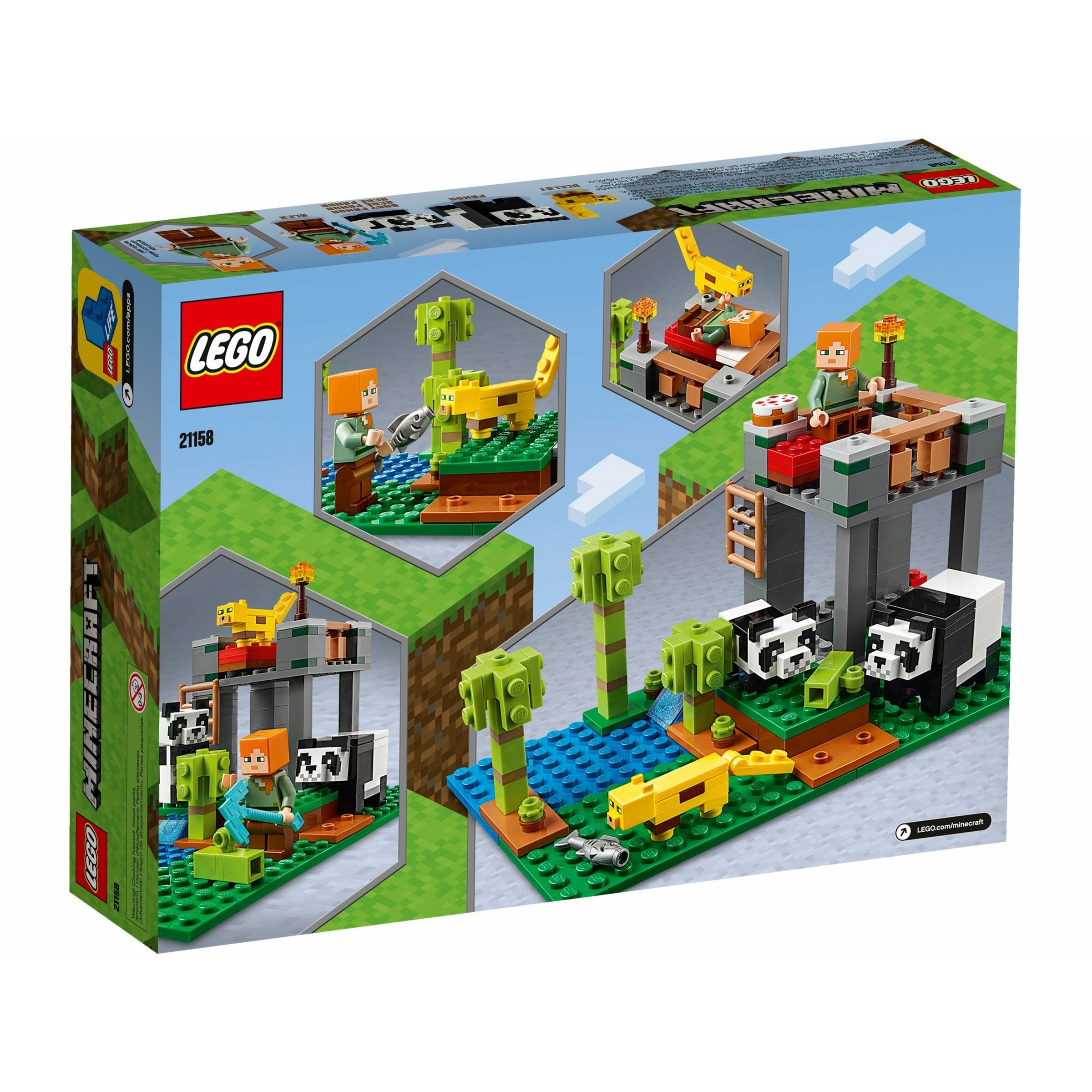 Lego Minecraft 21158 - The Panda Nursery – The Red Balloon Toyshop